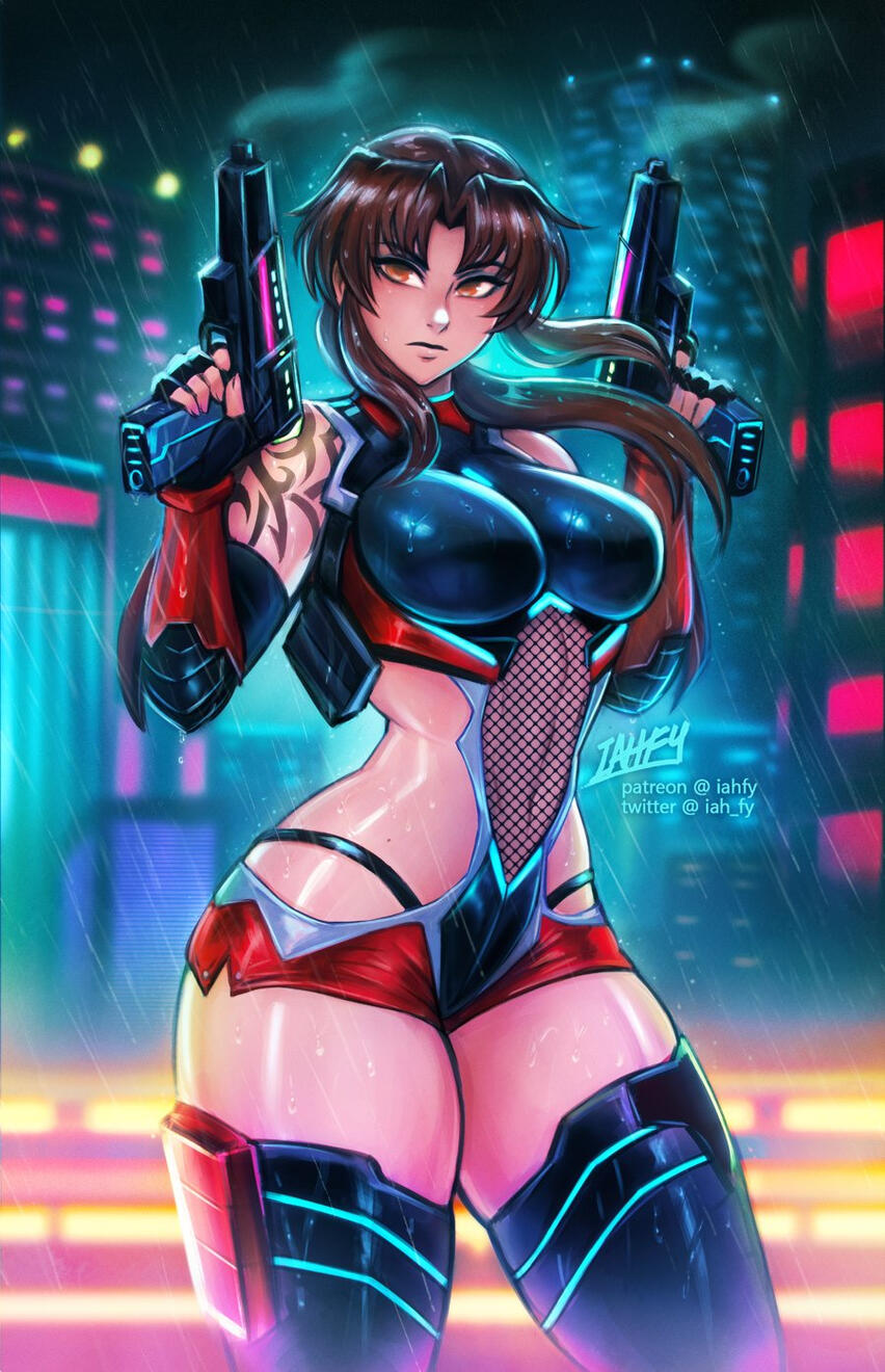 Revy Black Lagoon Fanart