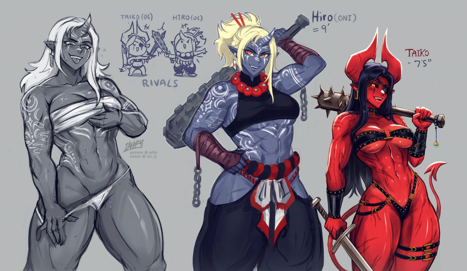 Hiro &amp; Taiko OC Concept Original